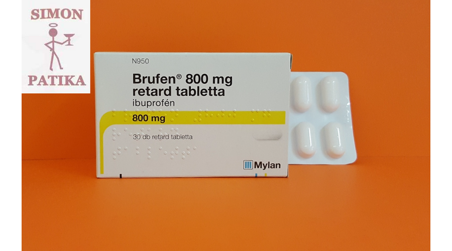 Brufen 800 mg retard tabletta 30db Simon patika